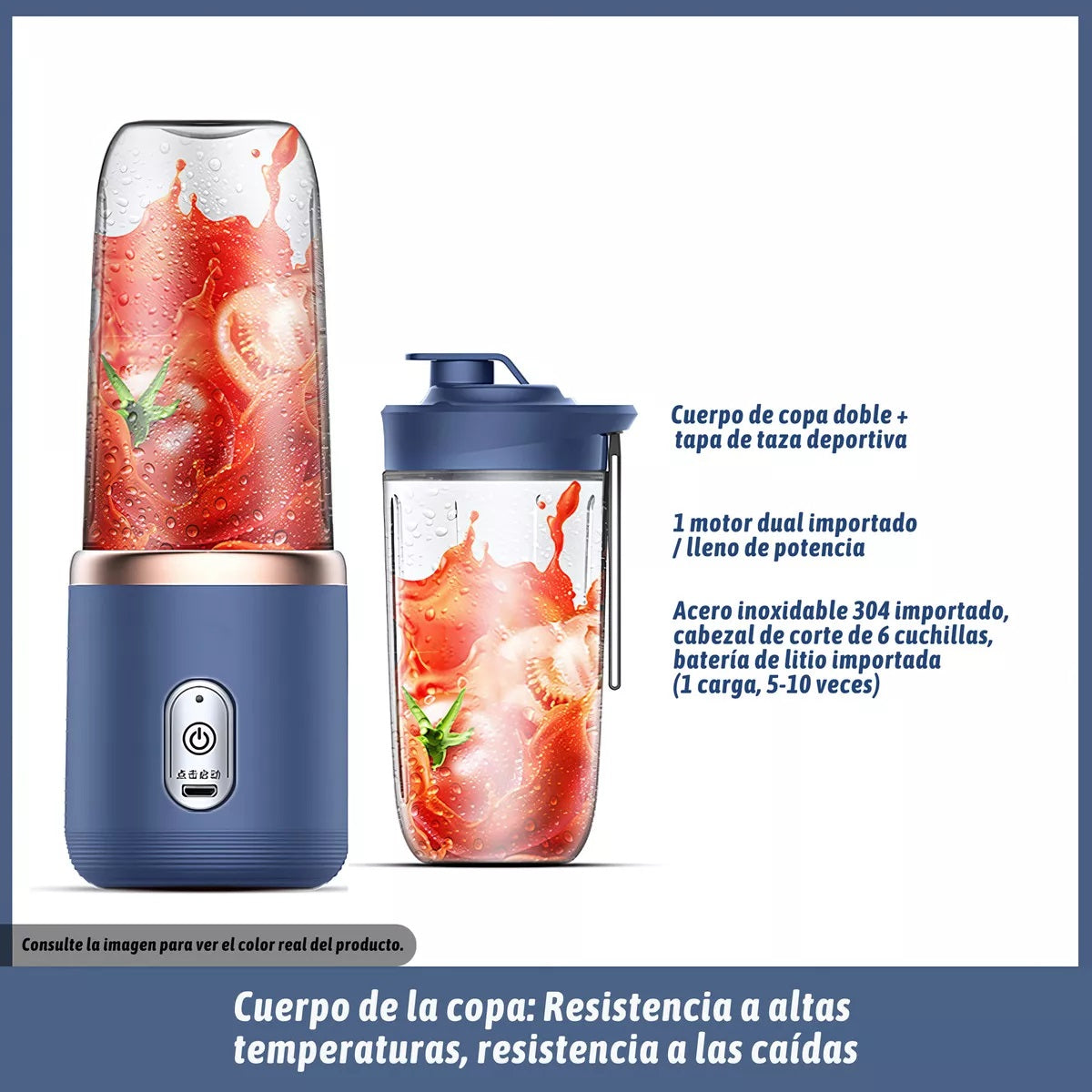 Mini licuadora Portatil para Batidos - PREMIUM