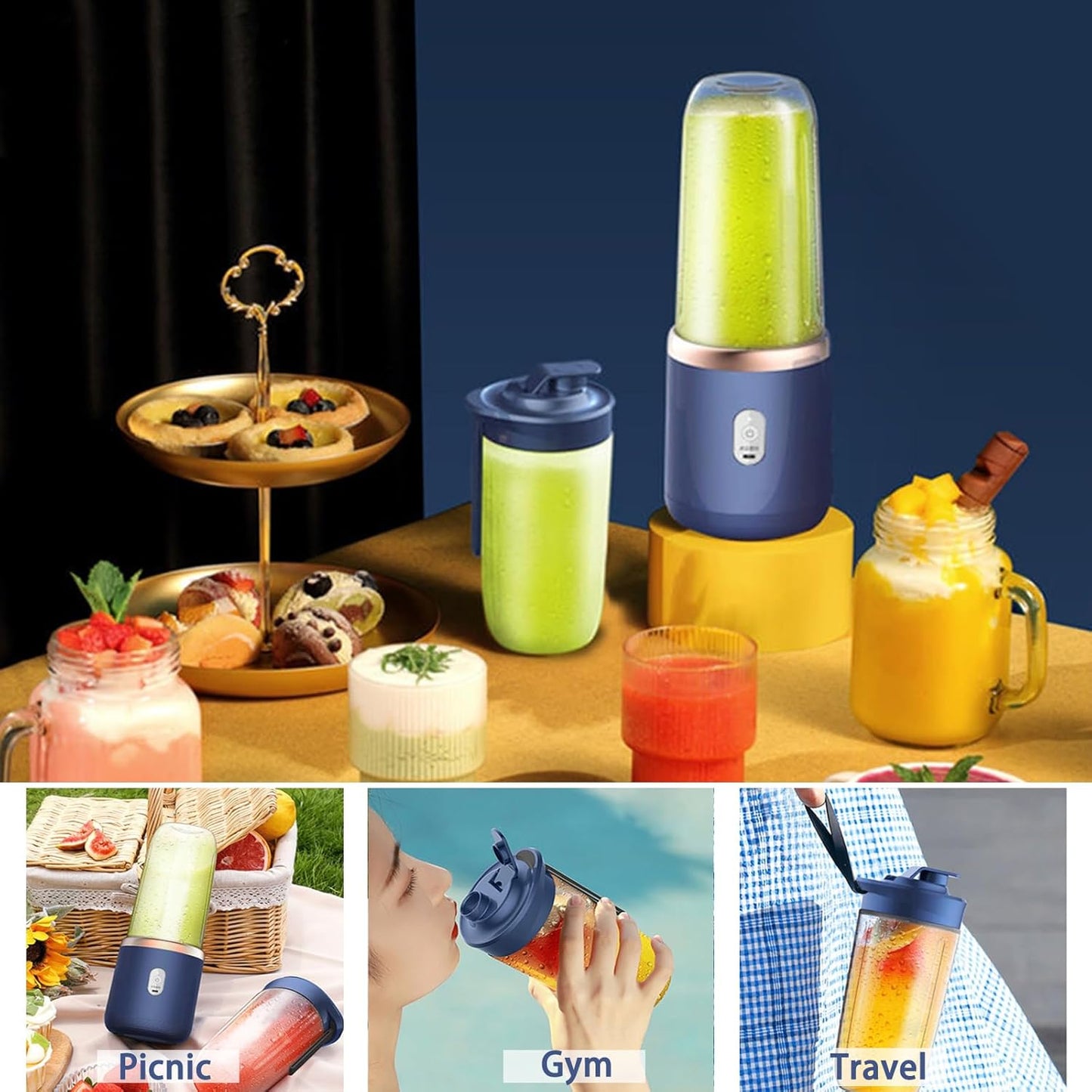 Mini licuadora Portatil para Batidos - PREMIUM