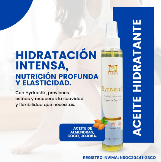 Aceite Natural Hydrastrik: Anticelulitis y Antiestrias